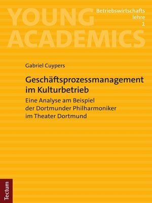 cover image of Geschäftsprozessmanagement im Kulturbetrieb